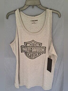 Harley-Davidson Gray Sleeveless Logo Tank